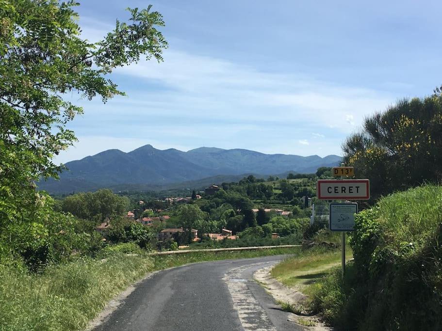 Au Coeur De Ville Avec Terrasse Céret Kültér fotó