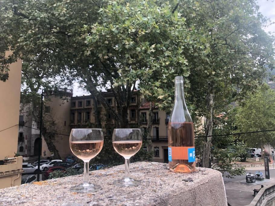 Au Coeur De Ville Avec Terrasse Céret Kültér fotó