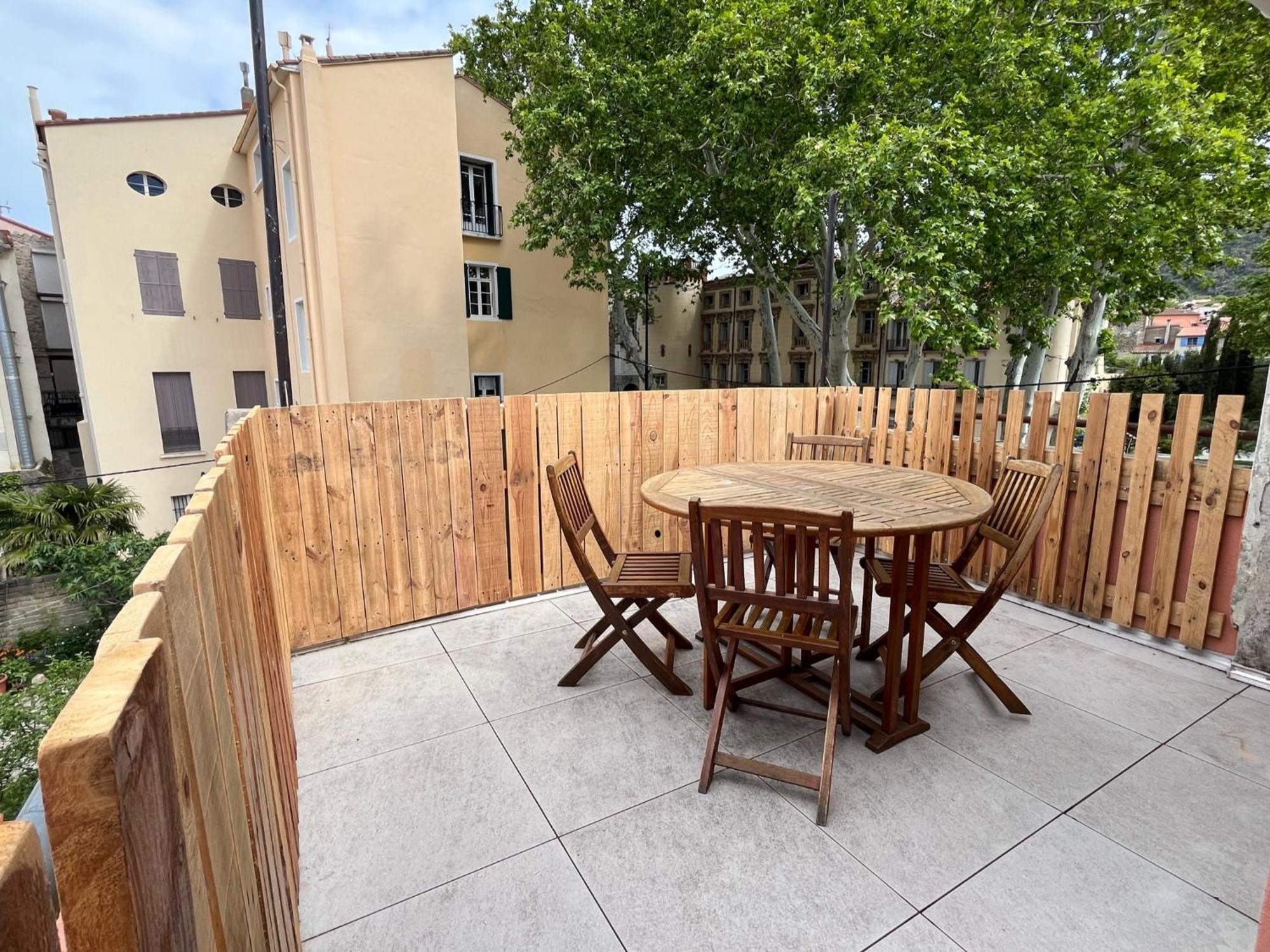 Au Coeur De Ville Avec Terrasse Céret Kültér fotó